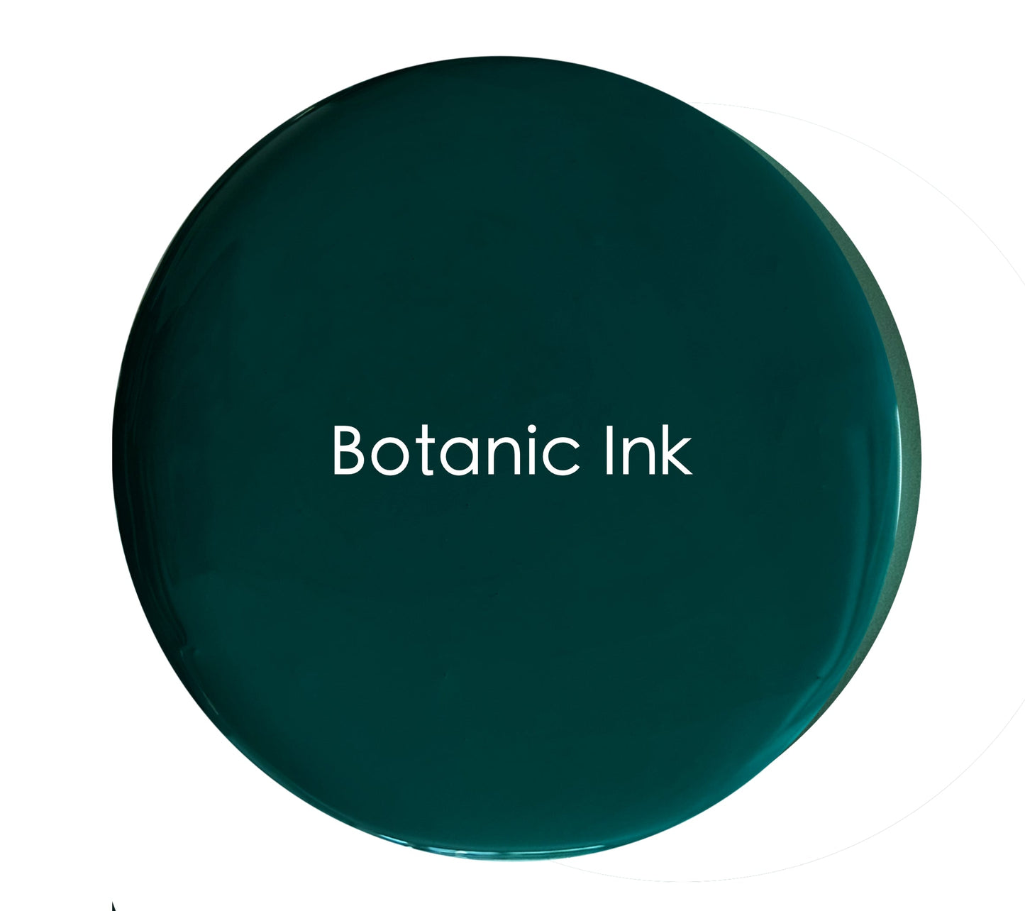 Botanic Ink chalk paint swatch – deep artisan green with undertones