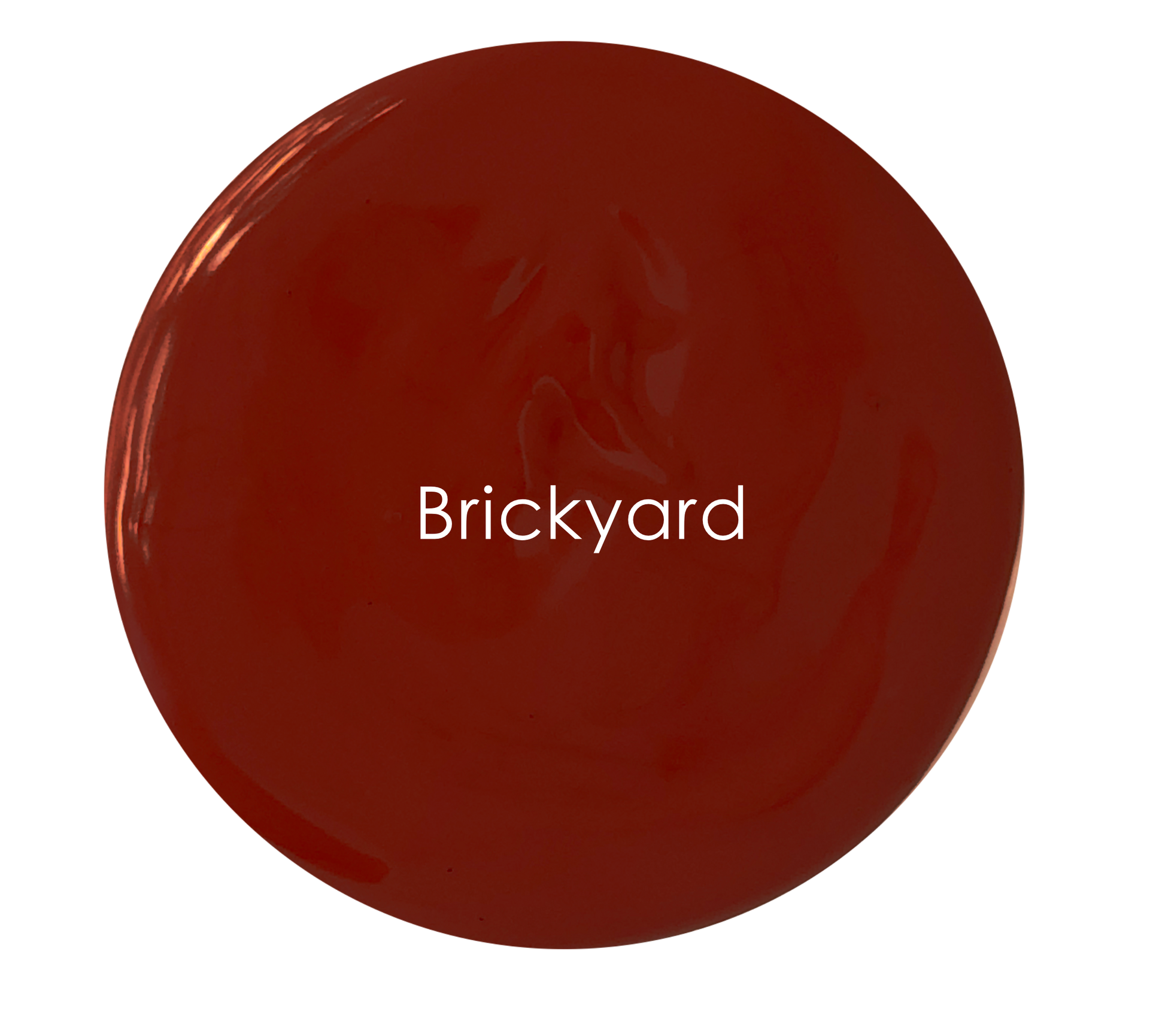 Textured surface in Brickyard chalk paint – rustic red