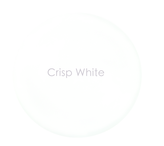 Crisp White exterior paint swatch – bright pure white