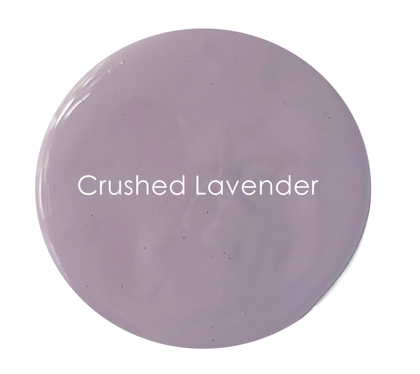 Soft purple matte chalk paint – Crushed Lavender detail