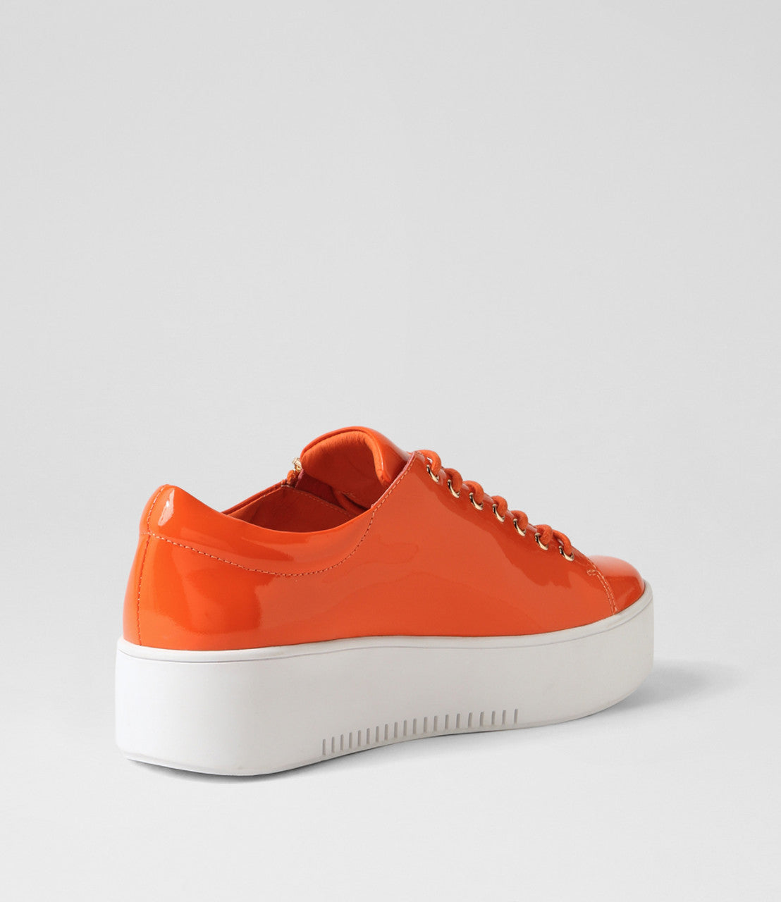 Django & Juliette - Wolfie Leather Sneaker | Orange