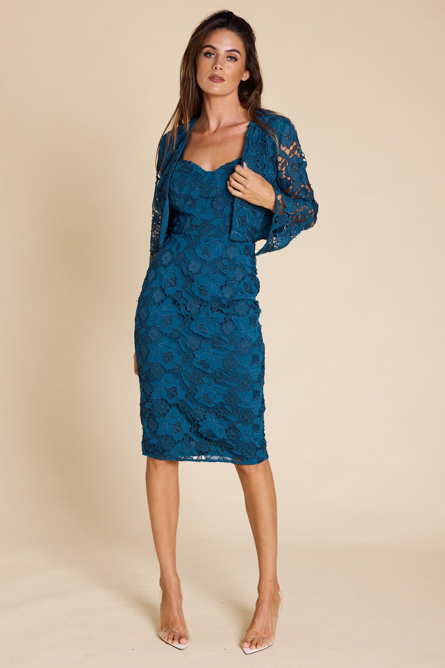 Romance - Layla crop Jacket | Indigo