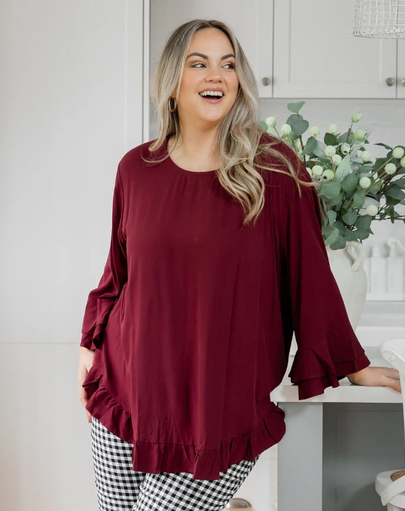 Bee Maddison | FELICITY TOP - WINE