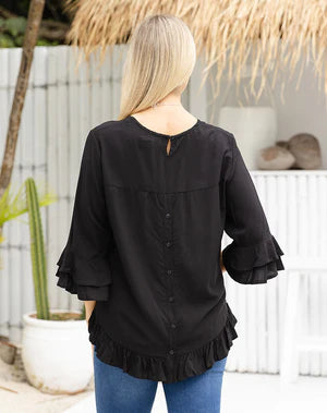Bee Maddson - Felicity Top | Black