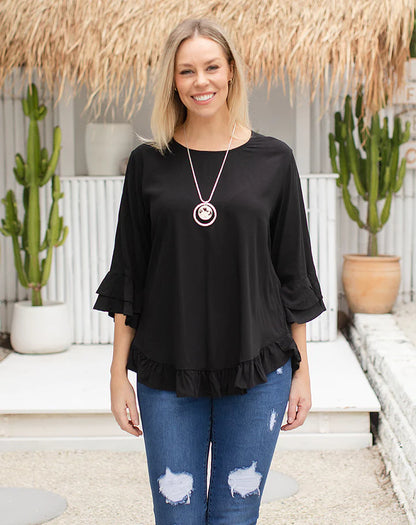 Bee Maddson - Felicity Top | Black