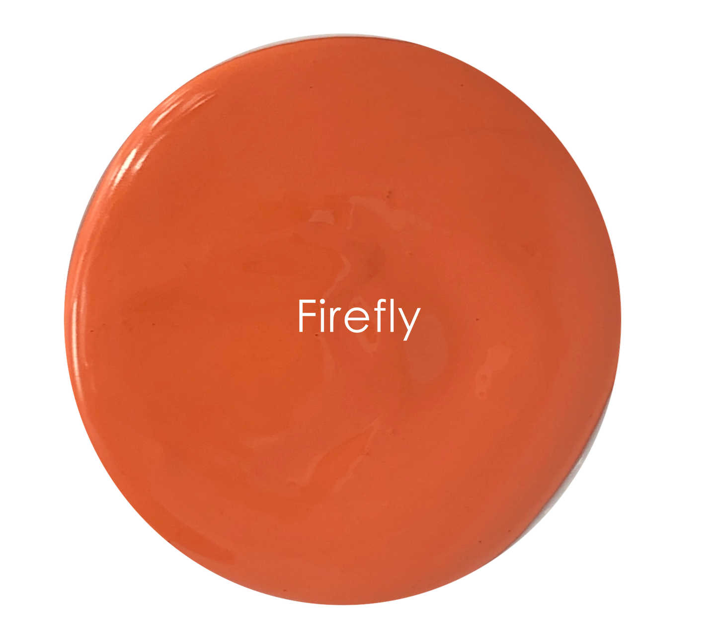 Firefly exterior paint swatch – vibrant striking orange
