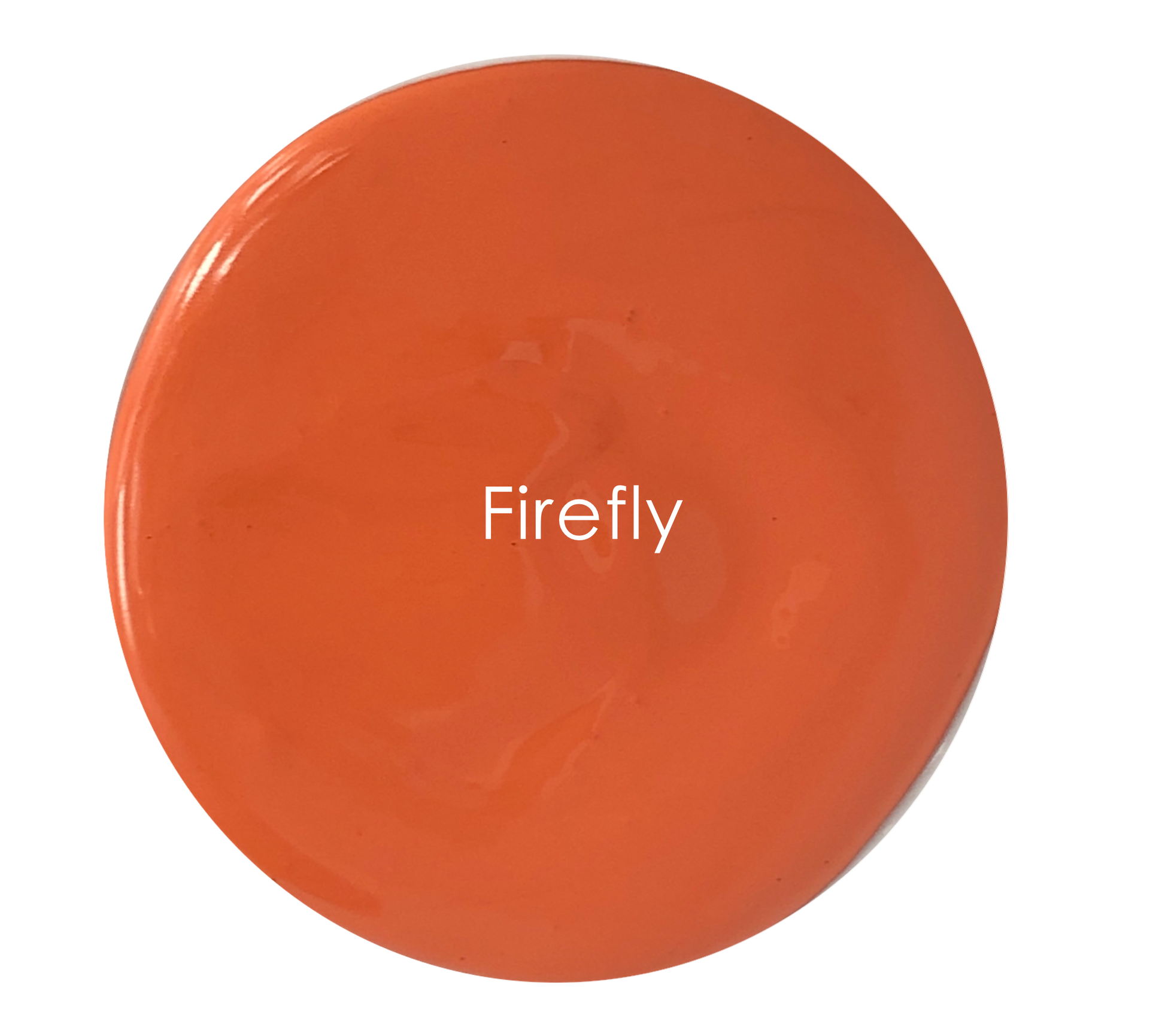 Firefly exterior paint swatch – vibrant striking orange