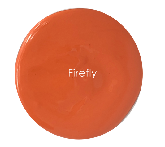 Firefly exterior paint swatch – vibrant striking orange