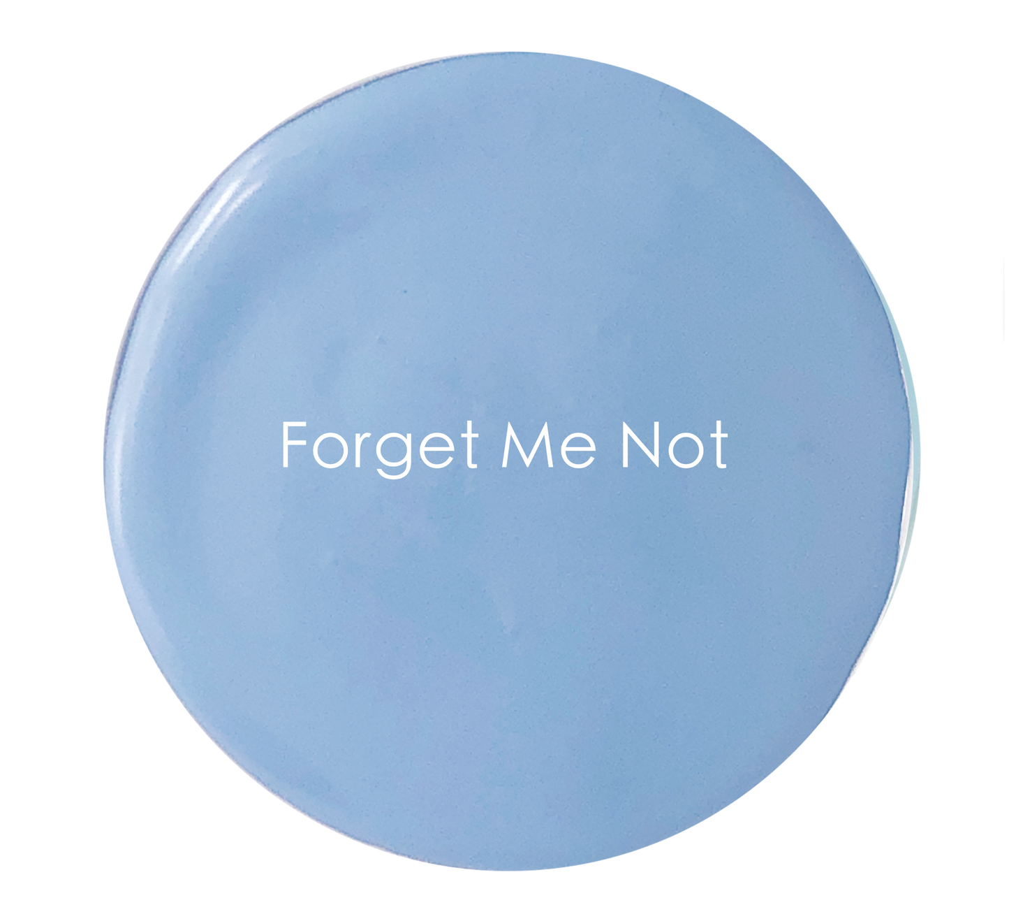 Forget Me Not paint tin – cool blue exterior paint by The Artisan Company