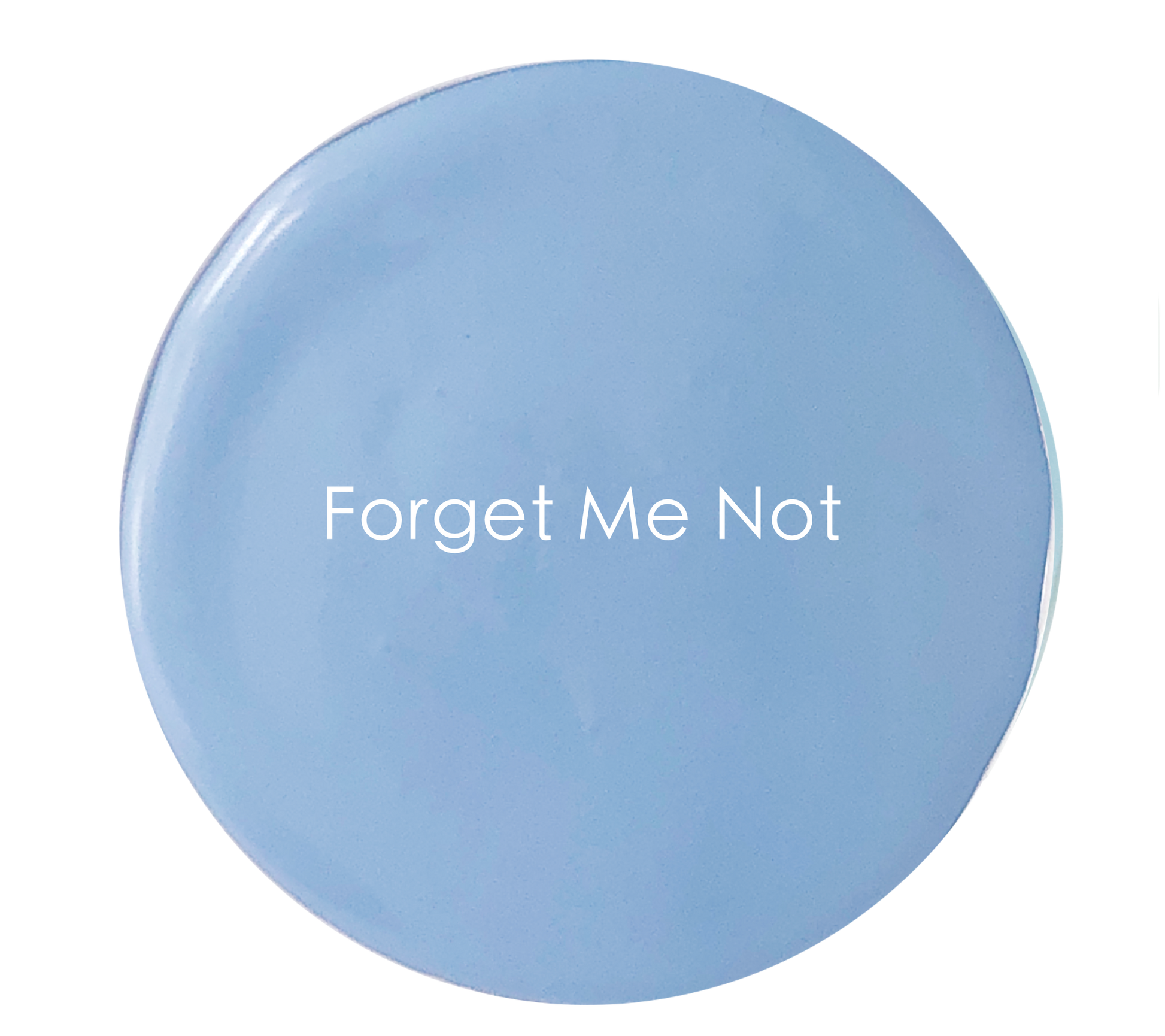 Forget Me Not paint tin – cool blue exterior paint by The Artisan Company