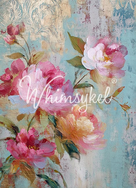Fresco of Roses 1 | 18lb Decoupage Tissue Paper