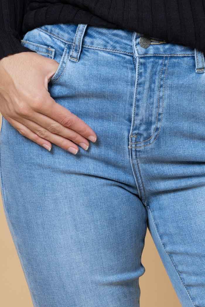 Honey Denim | Hayley Denim Jean - Light Blue