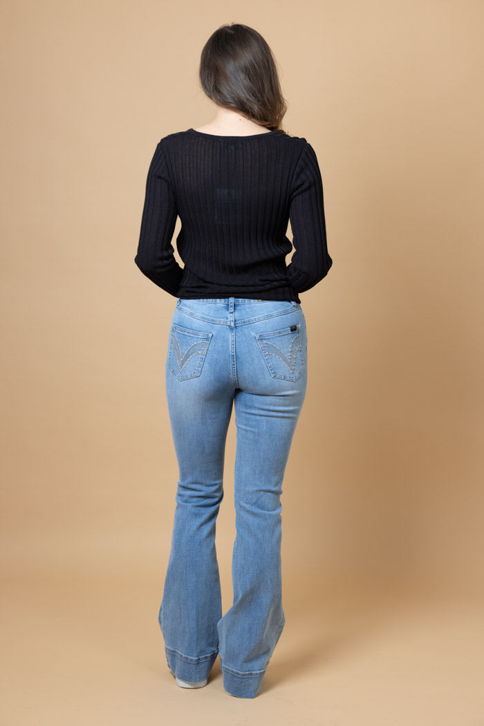 Honey Denim | Hayley Denim Jean - Light Blue