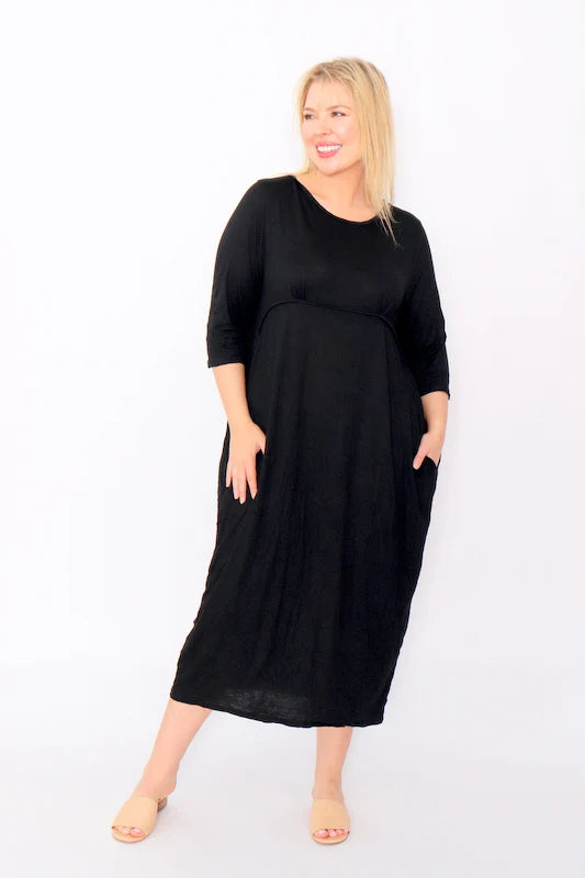 Cotton Village | Pocket Dress - Black