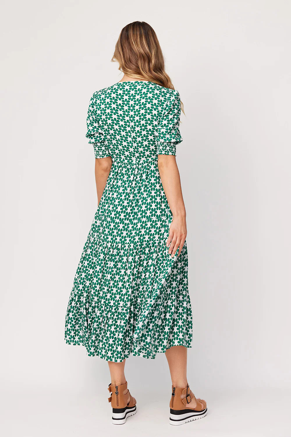 Lemon Tree - Jayda Dress | Green Daisy – Style358