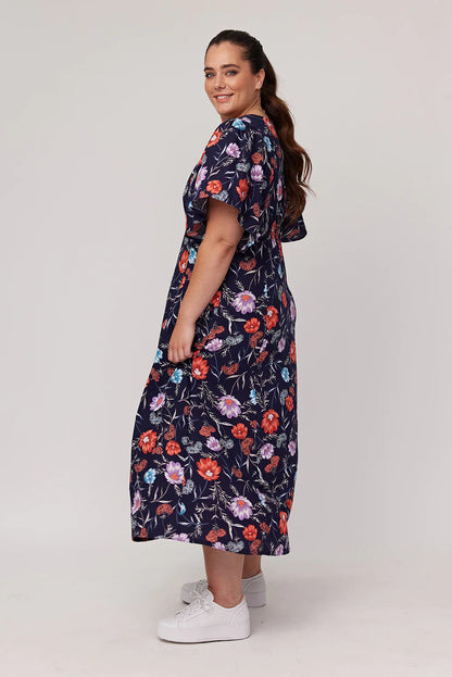 Lemon Tree - Mavis Dress | Navy Floral