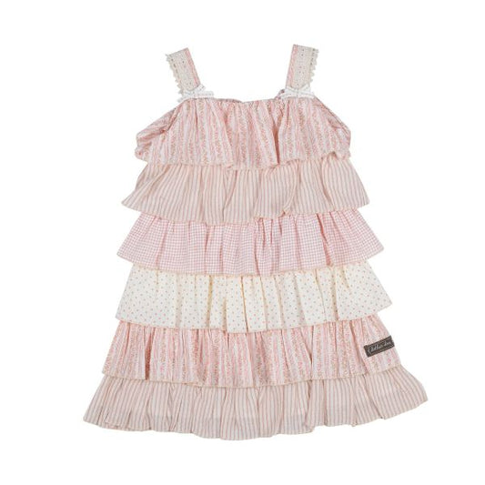Arthur Ave - Layered Dress | Soft Pink