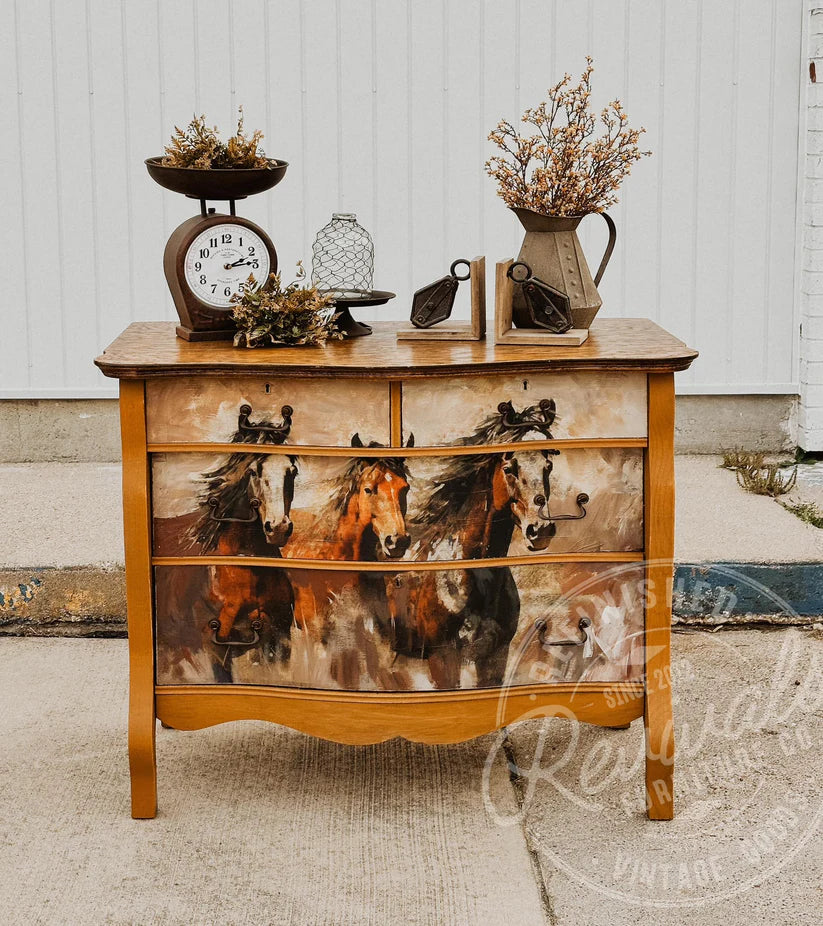 Graceful Steeds | 18 lb Decoupage Tissue Paper