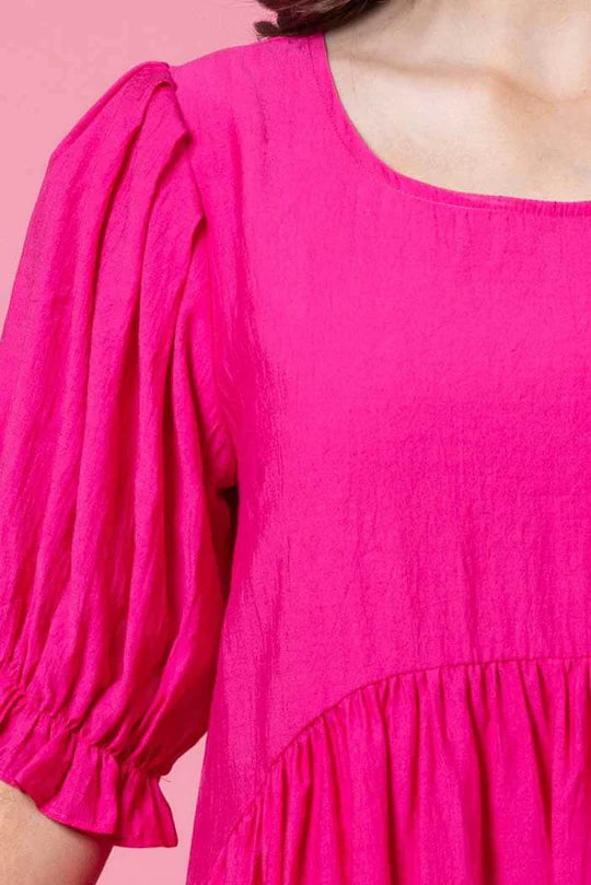 Charlo | Nixon Dress Hot Pink