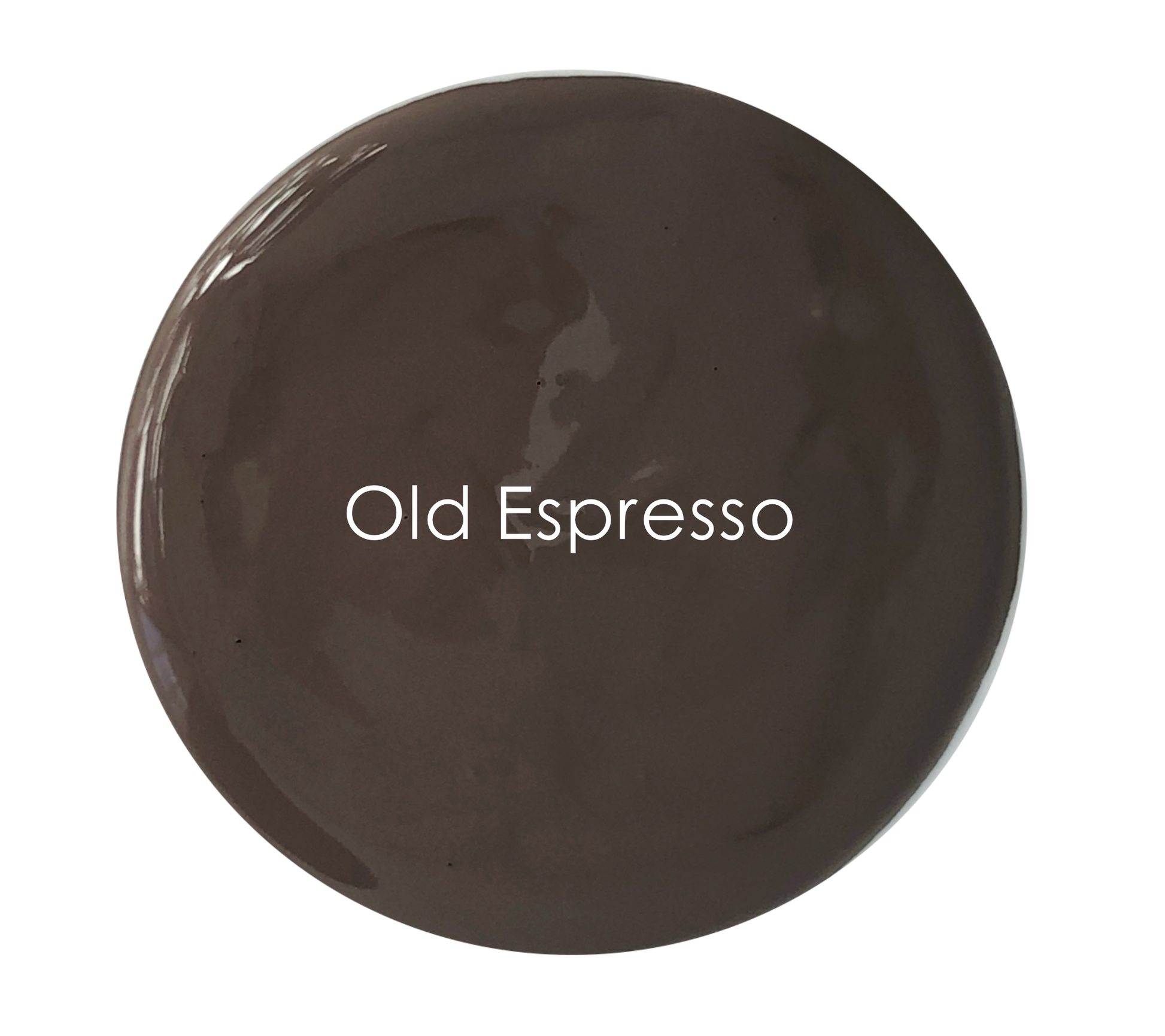 Old Espresso chalk paint swatch – rich earthy brown