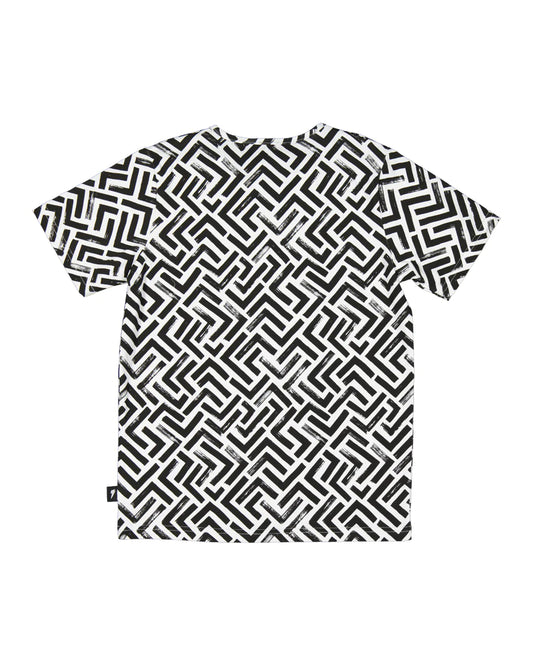 Radicool Dude - The Maze Tee | Black & White