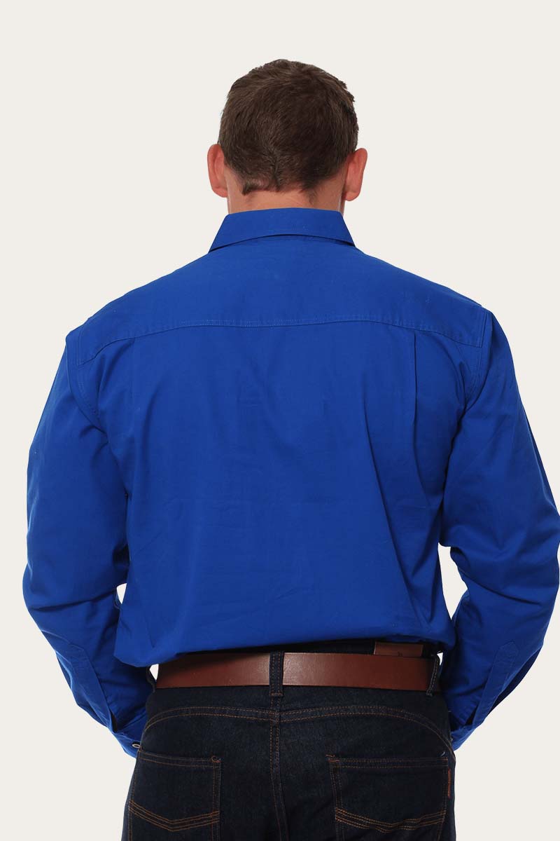 Ringers Western King River Work Shirt Full Buttom - Royal Blue