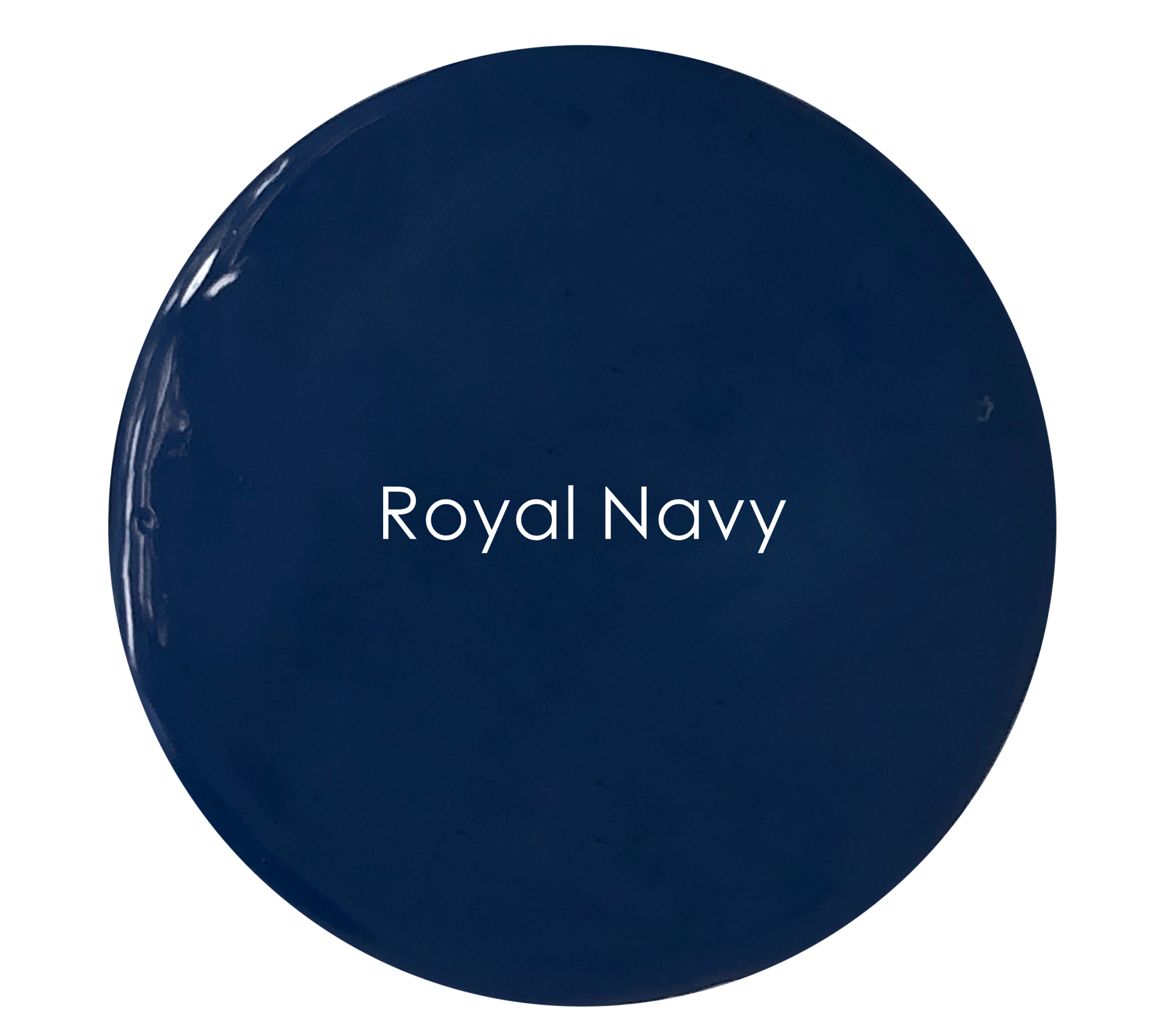 Royal Navy chalk paint swatch – deep sophisticated dark blue