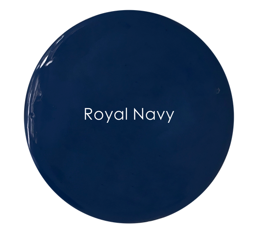 Royal Navy chalk paint swatch – deep sophisticated dark blue