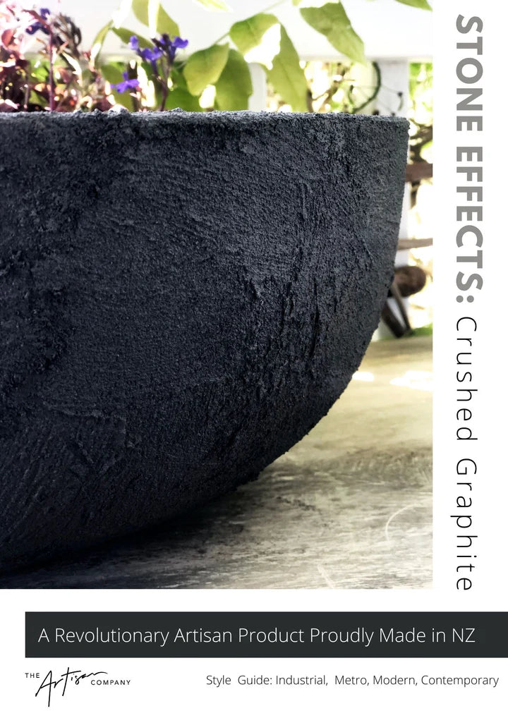 Crushed Graphite- Stone Effects