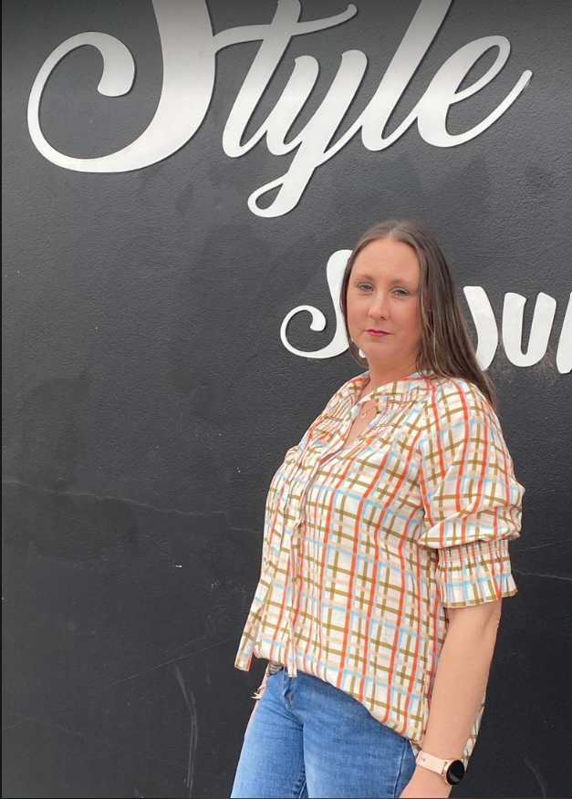 PingPong - Window Shirt | Olive/Orange/White