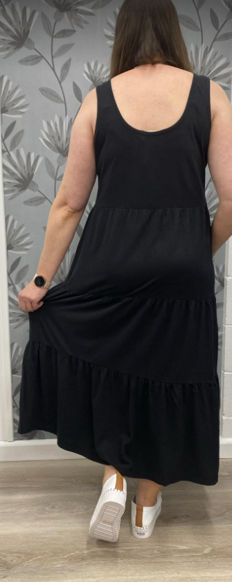 Allabouteve - Linen Midi Dress | Black