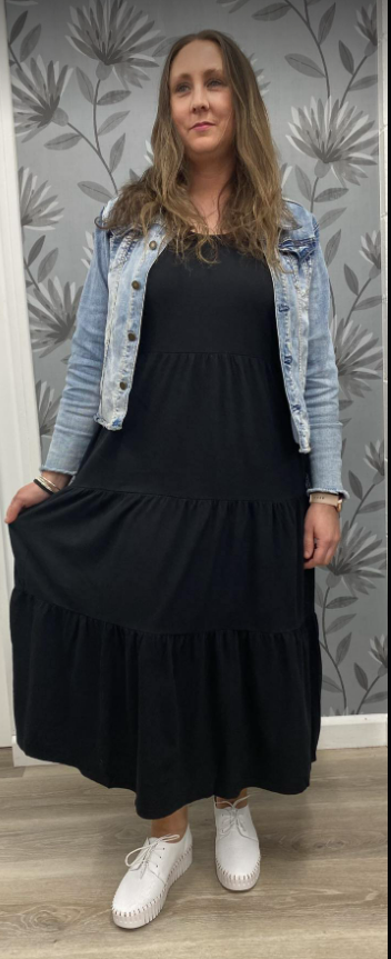 Allabouteve - Linen Midi Dress | Black