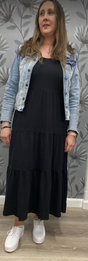 Allabouteve - Linen Midi Dress | Black