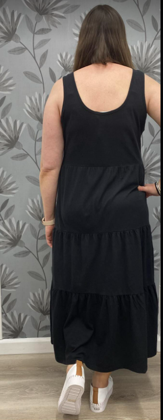 Allabouteve - Linen Midi Dress | Black