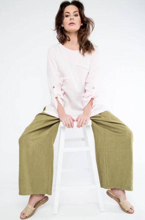 PINGPONG - Palazzo Pants | Olive