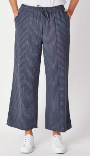 Luna Sky - Stripey Pant | Smoke