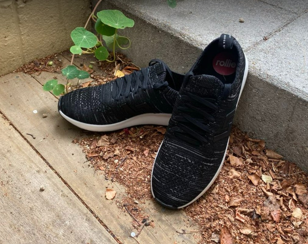 ROLLIE - Bolt | Black Melange Knit
