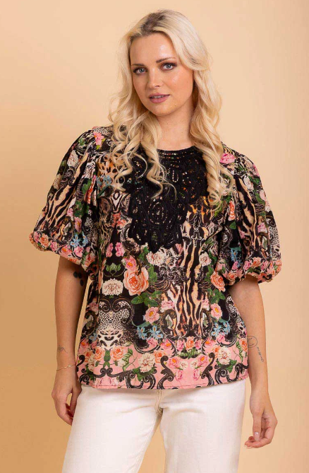 Augustine | Ash Top - Leopard