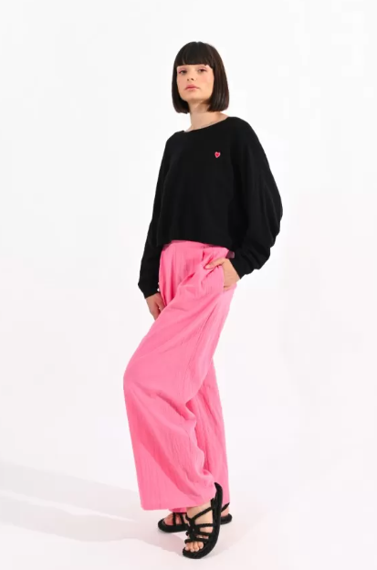 LILI SIDONIO | Crop Sweater - Black