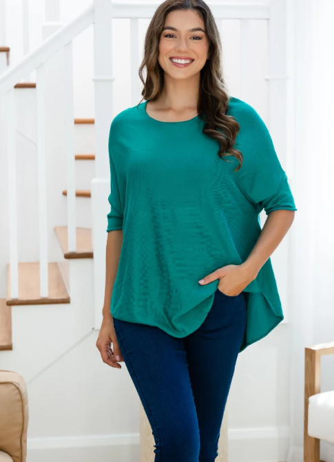 Freez | Batwing Knit - Teal