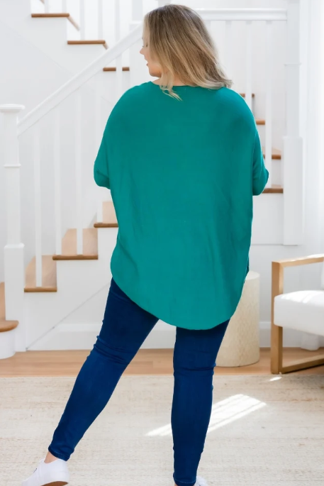 Freez | Batwing Knit - Teal