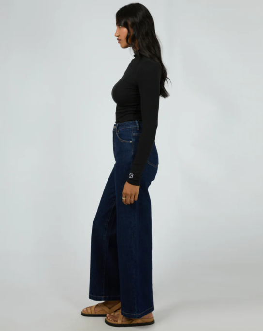 allabouteve | Icon Mock Neck L/S Top Black