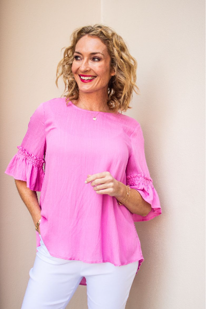 Willow Tree | Hi low Top -Pink