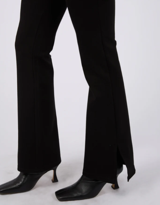 allabouteve | Jenner Side Split Pant Black
