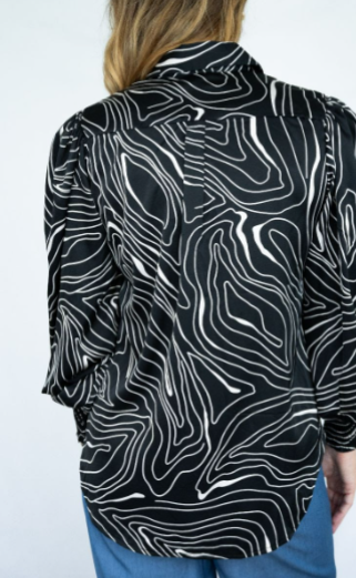 Jolie Saule | Abstract Blouse
