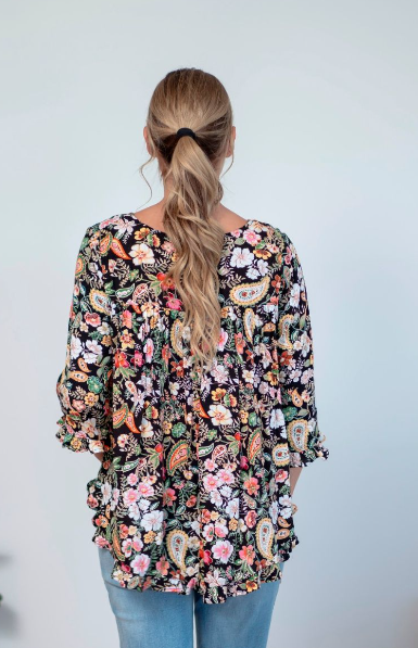 Willow Tree Frill hem top