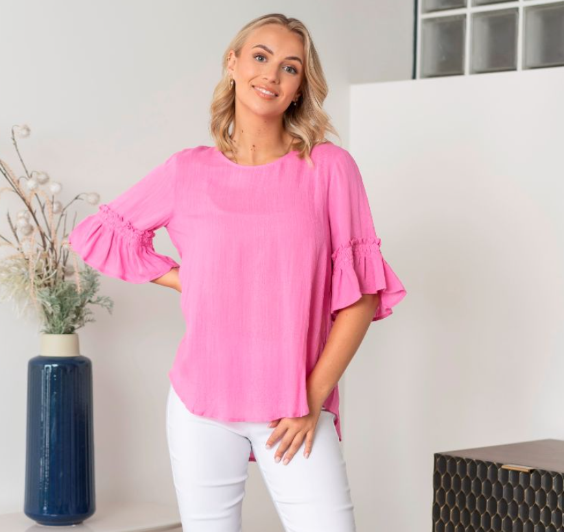 Willow Tree | Hi low Top -Pink