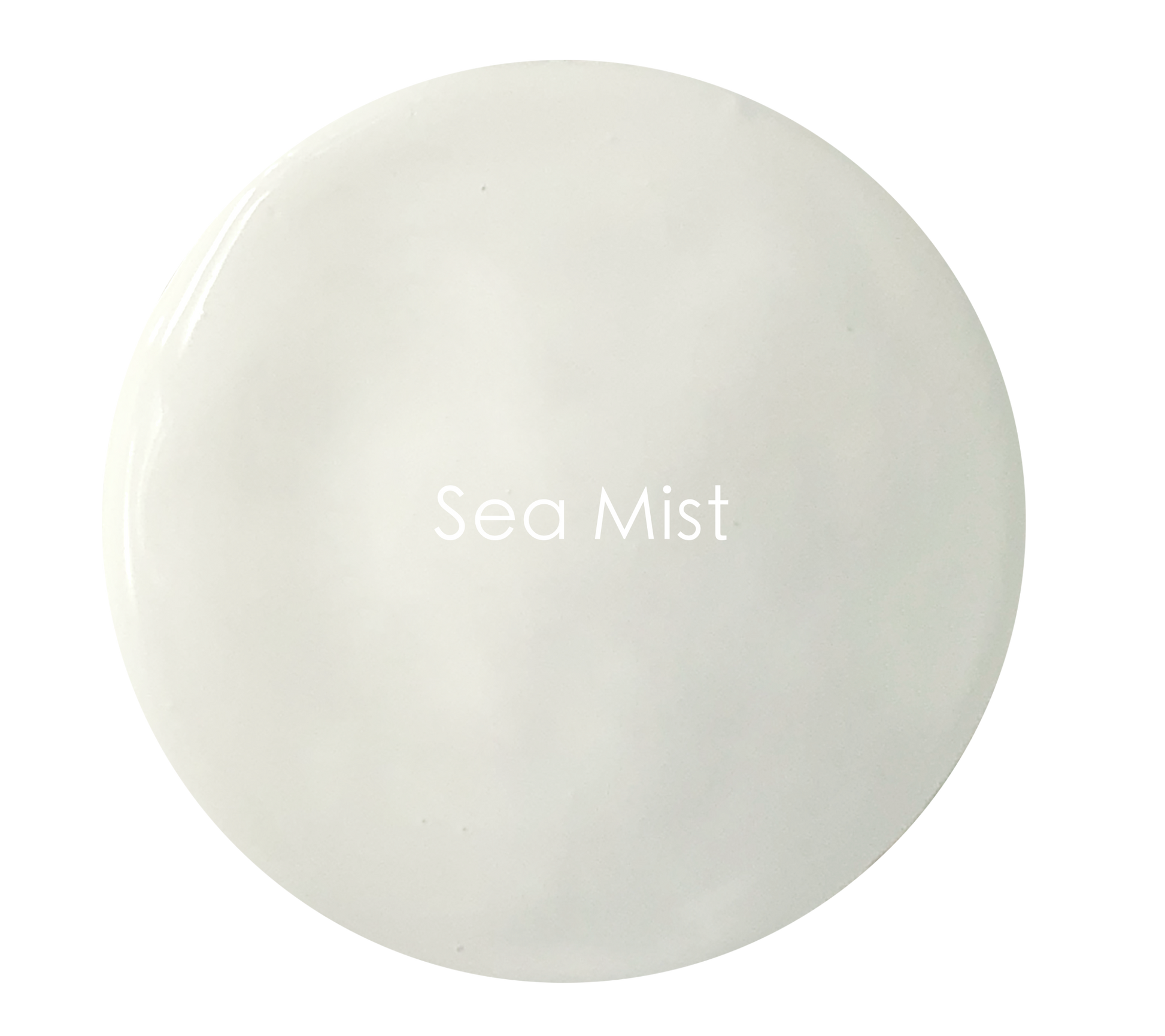 Sea Mist chalk paint swatch – pale airy light grey