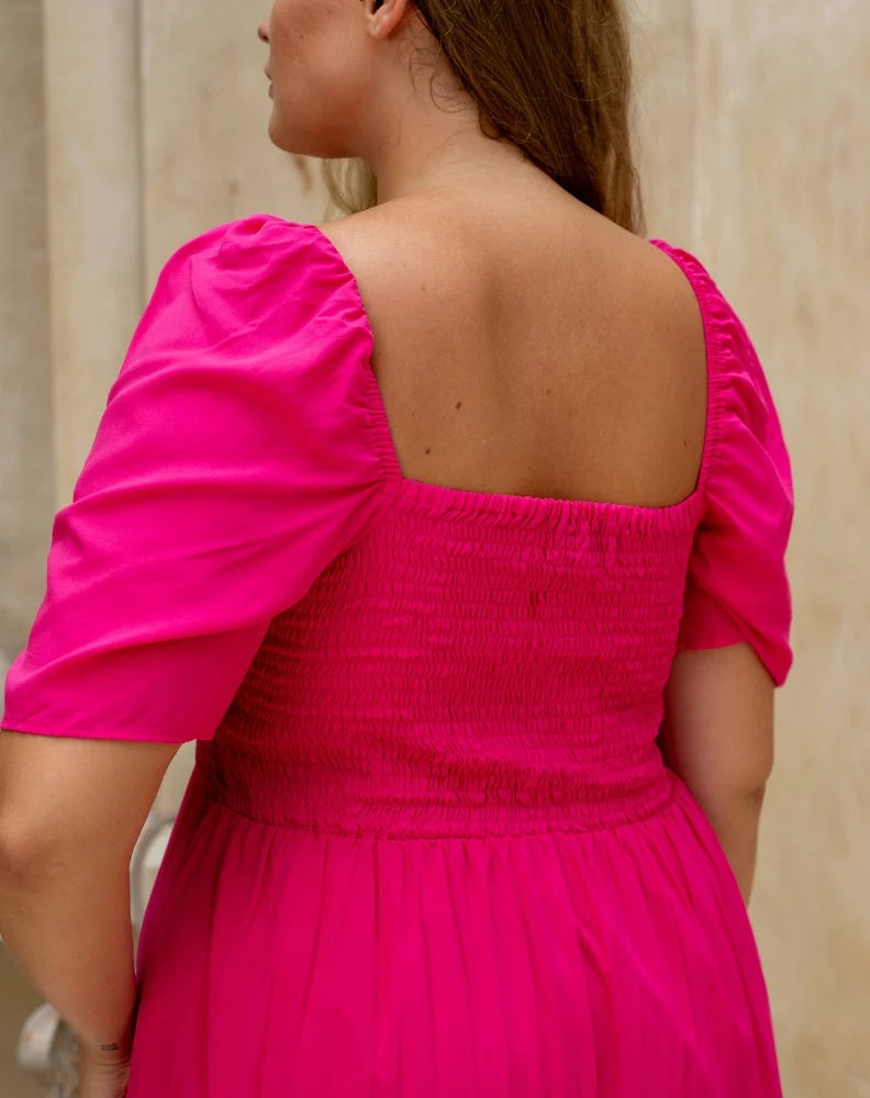 Bee Maddison | Shae Dress - Fuchsia
