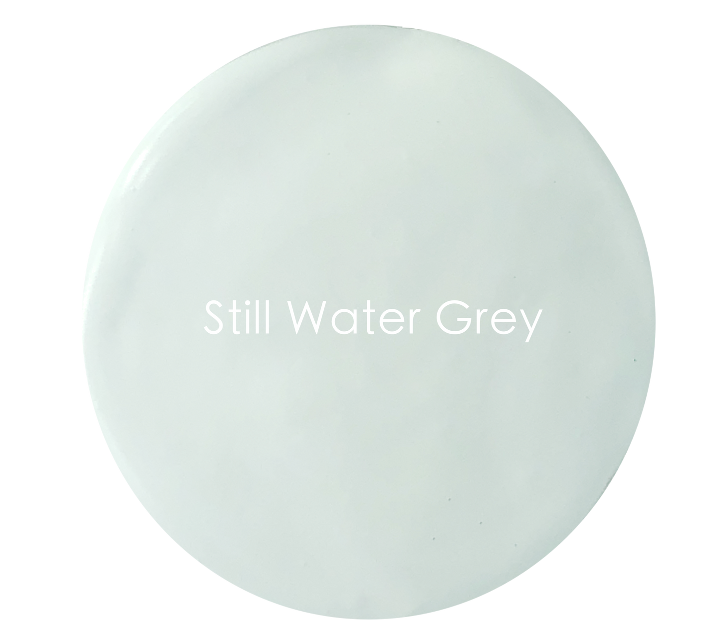 Still Water Grey chalk paint swatch – pale cool grey